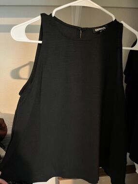 Express Black Sleeveless Camisole Top